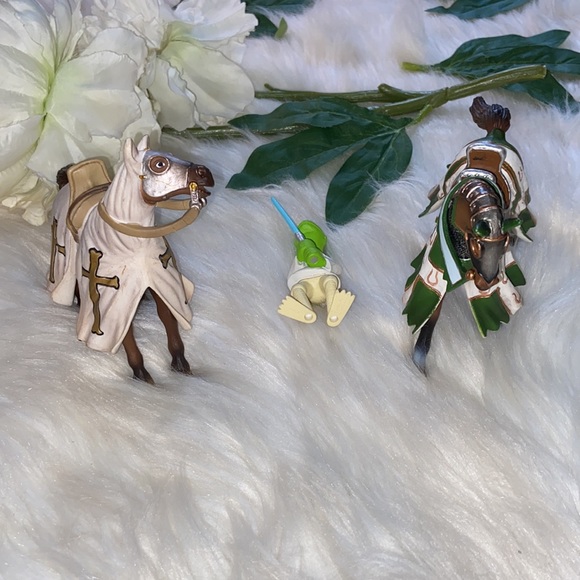 Schleich Germany Knight Horses & Star Wars Disney Muppets 2008 Kermit The Frog - Picture 12 of 17